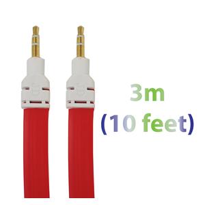 Exian Audio AUX 3.5mm Cable 3 Meters in Red