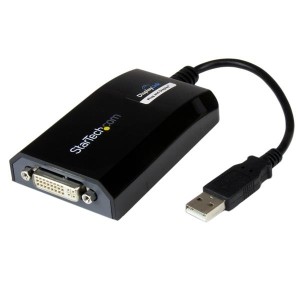 StarTech USB to DVI Adapter External USB Video Graphics Card (USB2DVIPRO2)