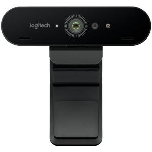 Logitech BRIO 4K UHD Pro Webcam with Built-in Microphone - Black - (960-001105)