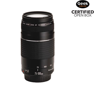 Open Box - Canon EF 75-300mm f/4-5.6 DC Zoom Lens | Best Buy Canada