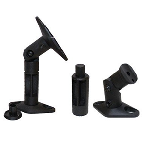 Boost Industries CWSM-B Universal Home Theater Speaker Brackets, Tilt, Swivel (1 Pair, Black)