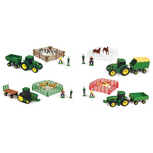 John Deere 37657A 10 Piece Farm Carded Set Pack of 8