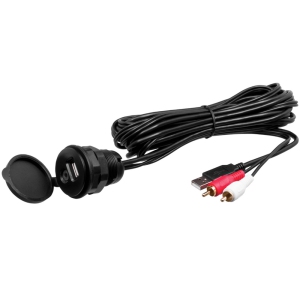 Boss MUSB35 Universal Usb & 3.5 Mm Auxiliary Interface Mount And Cable