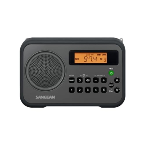 Sangean PR-D18BK Portable Digital Radio (Black/Grey)