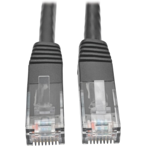 Tripp Lite N200-015-BK Cat6 Molded Male to Male Patch Cable Black - 15 ft.