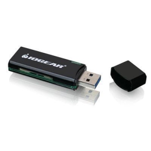 IOGEAR GFR304SD SuperSpeed USB 3.0 SD-Micro SD Card Reader-Writer
