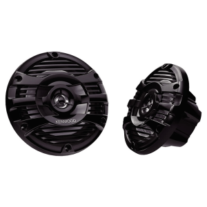 Kenwood KFC-1653MRB 6-1/2" 2-Way Marine Speakers - Black - Pair