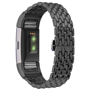 Fitbit Charge 2 Fitness Smart Watch Replacement Strap in Black