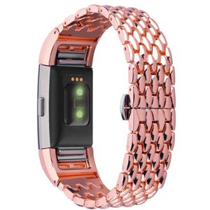 Fitbit Charge 2 Fitness Smart Watch Replacement Strap in Rose Gold