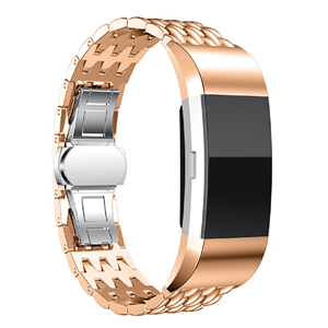 Fitbit Charge 2 Fitness Smart Watch Replacement Strap in Yellow Gold