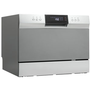 Danby 22" 54dB Portable Dishwasher ENERGY STAR (DDW631SDB) - Stainless Steel/Silver