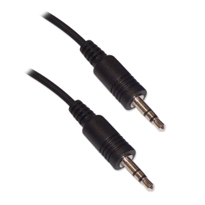 BlueDiamond 3.5mm Headphone 6ft Cable M/M Durable, Tangle-Free, High-Quality Audio, Black
