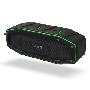 Bluetooth Speaker With Portable & Rugged Design by Cable29 (Green)