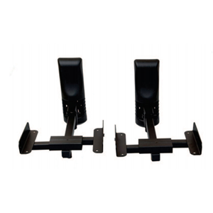 AMX Swivel "Bookshelf" Speaker Mounts for Home Theater Black Sold as a Pair