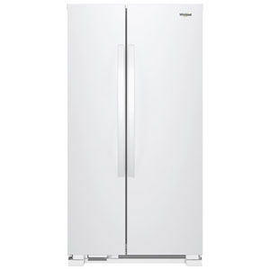 Whirlpool 33" 21.7 Cu. Ft. Side-By-Side Refrigerator with LED Lighting (WRS312SNHW) - White