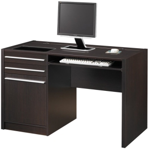 Coaster Ontario Computer Desk with Charging Station in Cappuccino