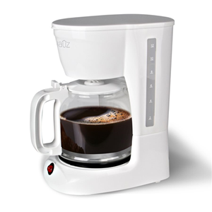 Hauz 12 Cup 1.8L Coffee Maker White