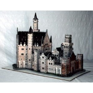 Bavarian Castle, 1000 Piece 3D Jigsaw Puzzle Made by Wrebbit Puzz-3D