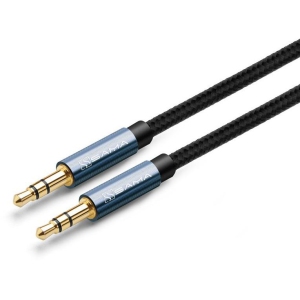 SAMA SA-10686 Cable Audio 3.5mm AUX Cable M-M, 1.5M Blue