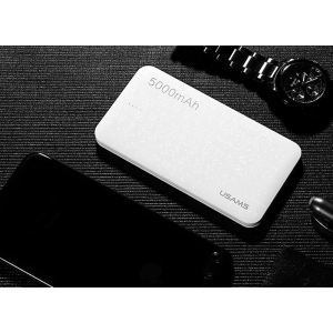 USAMS US-CD20 5000mAh Power Bank Mosaic Series White