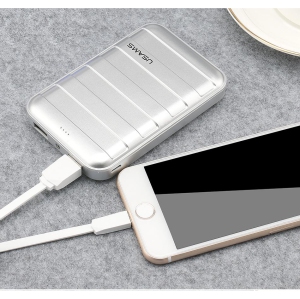 USAMS US-CD08 6000mAh Power Bank Trunk Series Silver