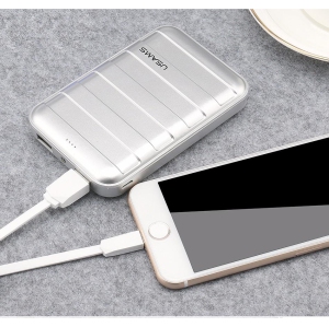 USAMS US-CD06 10000mAh Power Bank Trunk Series Silver