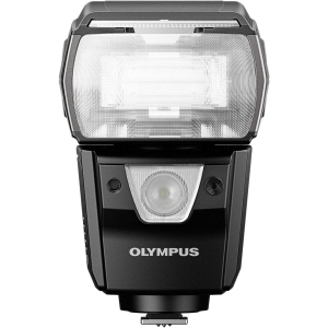 OM SYSTEM OLYMPUS FL-900R High-Intensity Flashgun – Weatherproof With 58 Guide Number & Built-in LED Light (Black)