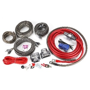 Rockford Fosgate RFK4D 4 AWG Complete Dual Amp Installation Kit