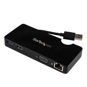 STARTECH CREATE A MOBILE WORKSTATION USING YOUR LAPTOP USB 3.0 PORT-TRAVEL DOCKING STATION FOR LAPTOPS-HDMI OR VGA-USB 3