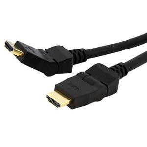 STARTECH HDMIROTMM6 6 FT BLACK 180?? ROTATING HDMI DIGITAL VIDEO CABLE MALE TO MALE