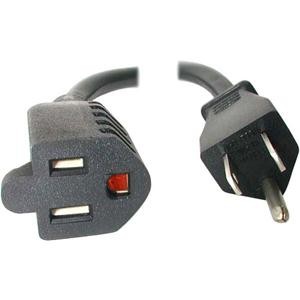 StarTech 6 ft Power Cord Extension - NEMA 5-15R to NEMA 5-15P