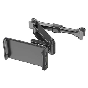 Car ipad holder, Headrest Mount Holder with 360° Rotating Car Back Seat Mount for Smartphones, Tablets between 3.5 ~9.0 inches