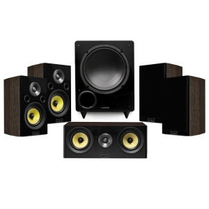 Fluance Signature HiFi Compact Surround Sound Home Theater 5.1 Speaker System