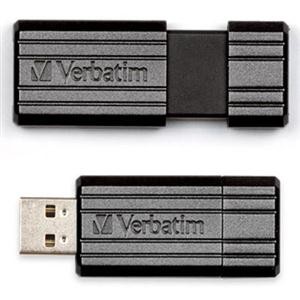 VERBATIM PINSTRIPE 16GB USB 2.0 FLASH DRIVE MODEL 49063