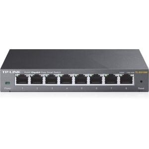 TP-LINK NETWORK TL-SG108E 8-PORT 10/100/1000MBPS RJ45 GIGABIT EASY SMART SWITCH RETAIL