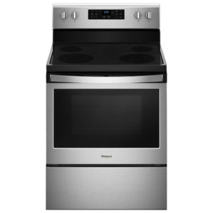 Whirlpool 30" 5.3 Cu. Ft. True Convection Freestanding Electric Range (YWFE521S0HS) - Stainless Steel