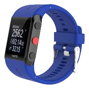 StrapsCo Replacement Band Strap for Polar V800 GPS Sports Watch in Blue