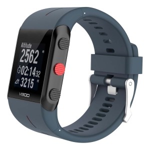 StrapsCo Replacement Band Strap for Polar V800 GPS Sports Watch in Dark Blue
