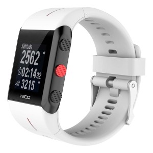 StrapsCo Replacement Band Strap for Polar V800 GPS Sports Watch in White