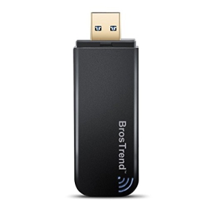 BrosTrend 1200Mbps USB WiFi Network Adapter for Laptop, Desktop PC of Windows 10/8.1/8/7/XP, USB 3.0, AC1200 Dual Band...
