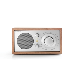 Tivoli Audio Model One Tabletop AM / FM Radio with Aux Input - Cherry/Silver