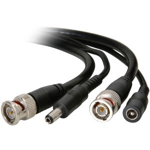 axGear BNC Cable CCTV Camera Video Power Cable Surveillance Security Camera DVR Wire 50Ft 15M