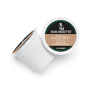 Van Houtte Decaf Hazelnut Light Roast Coffee K-Cup, 96 Count