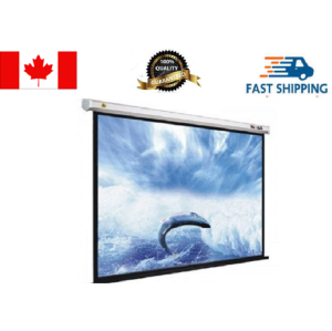 eGalaxy Motorized Projector Screen 106 Inch White,PSE106A