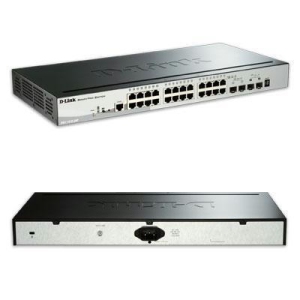 D-Link Network DGS-1510-28P SmartPro 24Port PoE Switch with 2 SFP and 2 10GbE SFP+ Retail