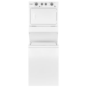 Whirlpool 4 Cu. Ft. Gas Agitator Washer & 5.9 Cu. Ft. Dryer Laundry Centre 9 Wash Cycles & AutoDry (WGT4027HW) - White