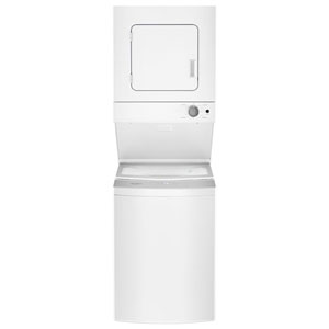 Whirlpool 1.9Cu.Ft. Electric Impeller Washer&3.4Cu.Ft. Dryer Laundry Centre 6 Wash Cycles & AutoDry (YWET4024HW) - White