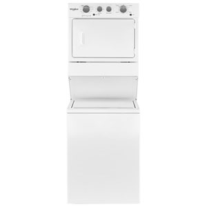 Whirlpool 4Cu.Ft. Electric Agitator Washer & 5.9Cu.Ft. Dryer Laundry Centre 9 Wash Cycles & AutoDry (YWET4027HW) - White