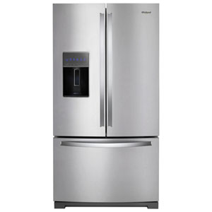Whirlpool 36" 26.8 Cu. Ft. French Door Refrigerator (WRF757SDHZ) - Stainless Steel