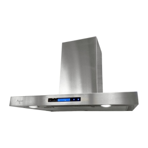 Agua Canada - Hercules - 30" Range Hood Square Stainless Steel Wall Mount, 500 CFM w/ Leds lights